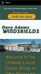 Mobile Screenshot of daveadamswindshields.com